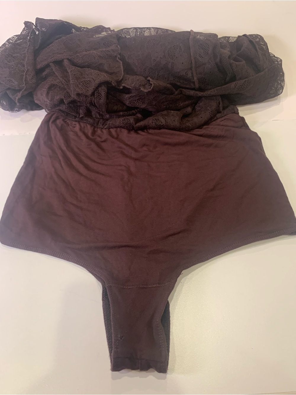 Ronny Kobo Chase Lace Maxi Skirt Espresso Brown Small - Picture 6 of 12